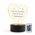  Romantic Gifts For Anniversary Personalised LED Light