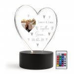 Personalised Gifts For Anniversary Her Him LED Light Gifts
