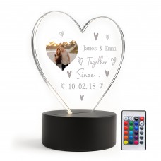 Personalised Gifts For Anniversary Her Him LED Light Gifts
