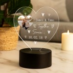 Personalised Gifts For Anniversary Her Him LED Light Gifts