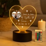 Personalised Gifts For Anniversary Her Him LED Light Gifts