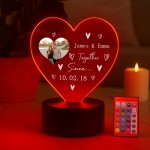 Personalised Gifts For Anniversary Her Him LED Light Gifts