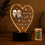 Personalised Gifts For Anniversary Her Him LED Light Gifts