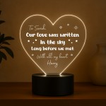 Personalised Anniversary Gifts For Her Him LED Light Gift