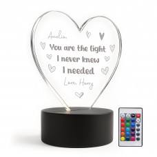 Personalised Gift For Couple Thank You LED Sign Anniversary Gift
