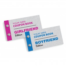 Coupon Book Bundle of 2 For Boyfriend and Girlfriend Novelty