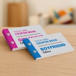 Coupon Book Bundle of 2 For Boyfriend and Girlfriend Novelty
