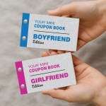 Coupon Book Bundle of 2 For Boyfriend and Girlfriend Novelty