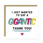 Thank You Card Gigantic Thank You Card For Teacher Volunteer