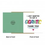 Thank You Card Gigantic Thank You Card For Teacher Volunteer