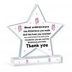 Thank You Gift For Women Friends Teacher Nurse Worker Volunteer