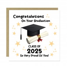 Personalised Graduation Card For Daughter Son Proud Of You Card