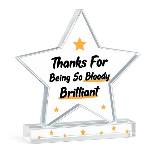 Appreciation Gifts For Him Her Thank You Gifts Brilliant Plaque