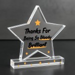 Appreciation Gifts For Him Her Thank You Gifts Brilliant Plaque