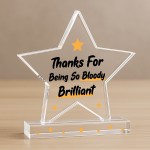Appreciation Gifts For Him Her Thank You Gifts Brilliant Plaque