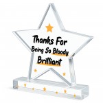 Appreciation Gifts For Him Her Thank You Gifts Brilliant Plaque