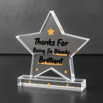 Appreciation Gifts For Him Her Thank You Gifts Brilliant Plaque