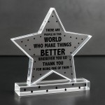 Special Thank You Gifts Make The World Better Plaque Going Away