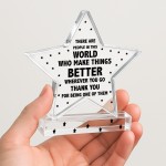 Special Thank You Gifts Make The World Better Plaque Going Away