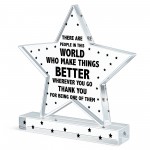 Special Thank You Gifts Make The World Better Plaque Going Away