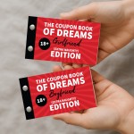 Naughty Coupon Books Bundle of 2 Fun Intimate Gifts Anniversary