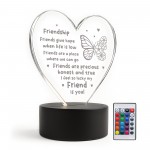 Friendship Gifts Acrylic LED Light Friendship Gift For Her