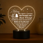 Friendship Gifts for Women Best Friend Birthday Gifts LED Sign