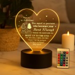 Friendship Gifts for Women Best Friend Birthday Gifts LED Sign