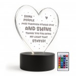 Thank You Gift For Friend Best Friend Acrylic LED Light