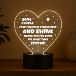 Thank You Gift For Friend Best Friend Acrylic LED Light