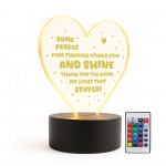 Thank You Gift For Friend Best Friend Acrylic LED Light