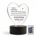Thank You Gift For TRUE FRIEND Best Friend Acrylic LED Light Thank You Gift For TRUE FRIEND Best Friend Acrylic LED Light