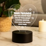 Best Friend Birthday Gifts TRUE FRIEND Gifts for Women Light