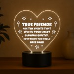 Best Friend Birthday Gifts TRUE FRIEND Gifts for Women Light