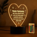 Best Friend Birthday Gifts TRUE FRIEND Gifts for Women Light
