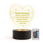 Best Friend Birthday Gifts TRUE FRIEND Gifts for Women Light