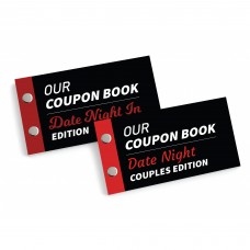 Date Night Coupon Book Bundle of 2 For Couples Novelty Gifts