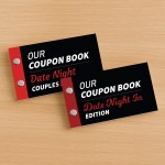 Date Night Coupon Book Bundle of 2 For Couples Novelty Gifts
