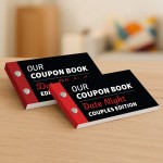 Date Night Coupon Book Bundle of 2 For Couples Novelty Gifts