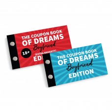 Naughty Boyfriend Gift Bundle of 2 Coupon Books Boyfriend Coupon
