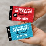 Naughty Boyfriend Gift Bundle of 2 Coupon Books Boyfriend Coupon