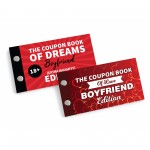 Cheeky Boyfriend Gift Bundle of 2 Coupon Books Anniversary Gift