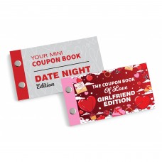 Girlfriend Gift Bundle of 2 Coupon Books Date Night Girlfriend