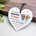 To My Best Friend Gift For Birthday Acrylic Heart Plaque Friend To My Best Friend Gift For Birthday Acrylic Heart Plaque Friend
