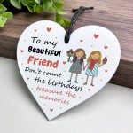 To My Best Friend Gift For Birthday Acrylic Heart Plaque Friend To My Best Friend Gift For Birthday Acrylic Heart Plaque Friend