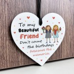 To My Best Friend Gift For Birthday Acrylic Heart Plaque Friend To My Best Friend Gift For Birthday Acrylic Heart Plaque Friend