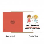 Funny Card For Best Friend CRAZY AS EACH OTHER Xmas Birthday