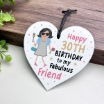 30th Birthday Gift For Fabulous Friend Best Friend Gift For 30th