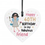 40th Birthday Gift For Fabulous Friend Best Friend Gift For 40th