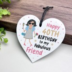 40th Birthday Gift For Fabulous Friend Best Friend Gift For 40th